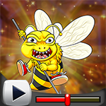 G4K Atrocious Fighter Bee Escape Game Walkthrough